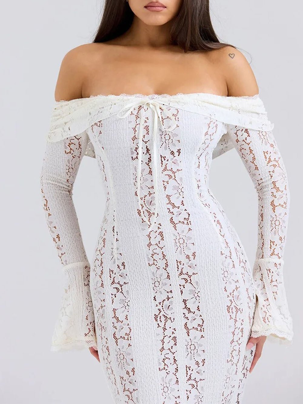 Eva Off Shoulder Maxi Dress - Fashion Pov