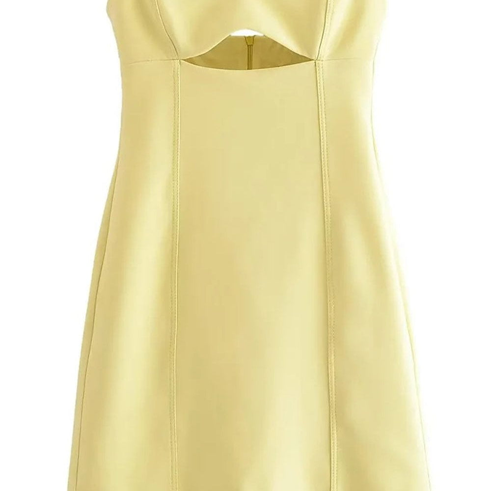 Freya Strapless Hollow Out Mini Dress - Fashion Pov