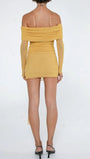 Gemma Off Shoulder Backless Mini Dress - Fashion Pov