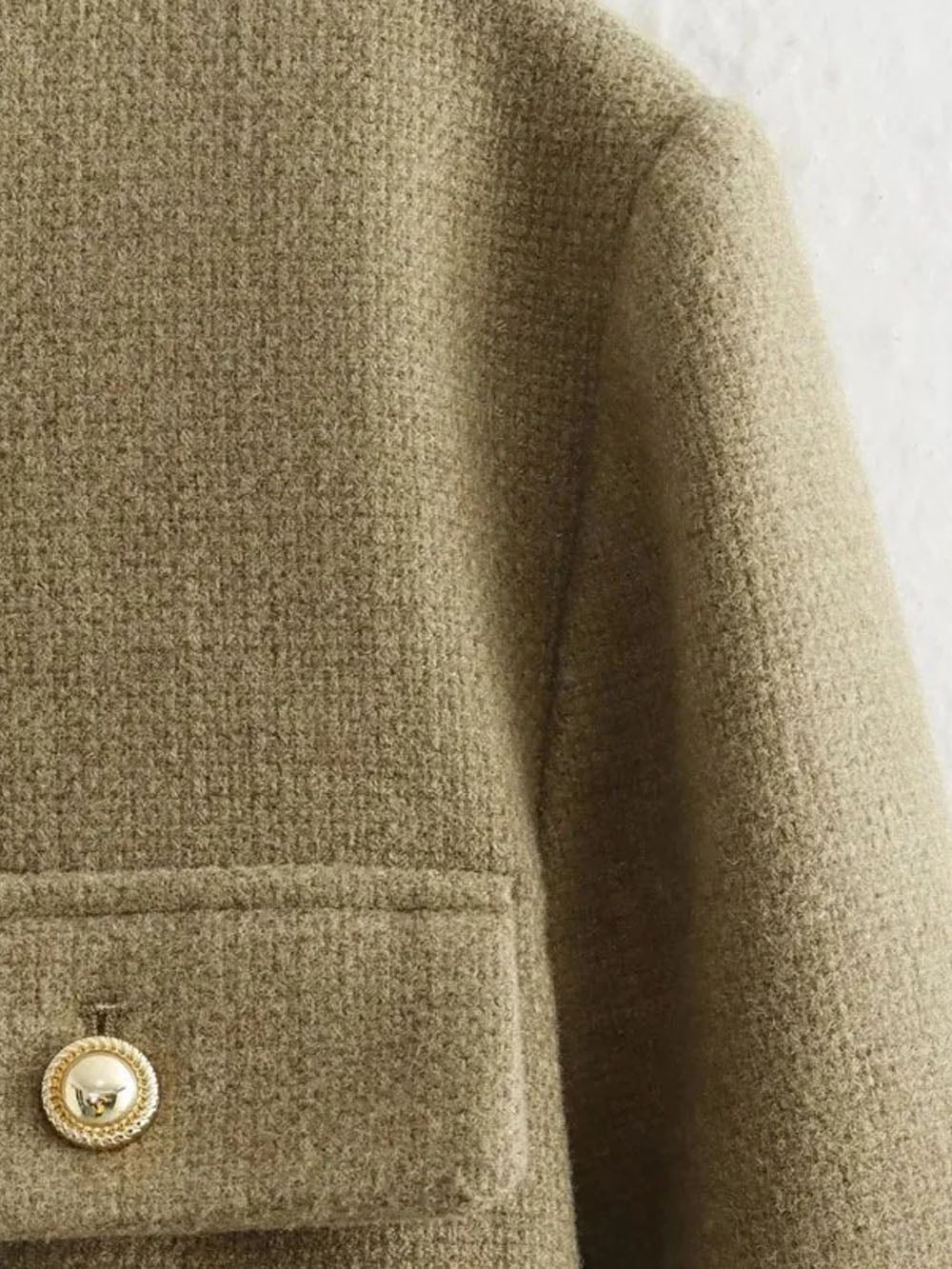 Georgia Long Sleeve Demi Coat - Fashion Pov