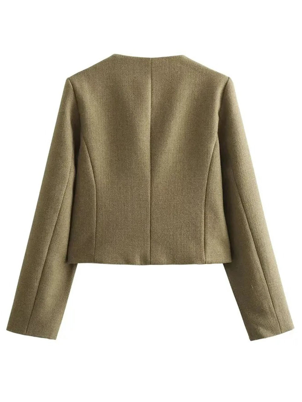 Georgia Long Sleeve Demi Coat - Fashion Pov