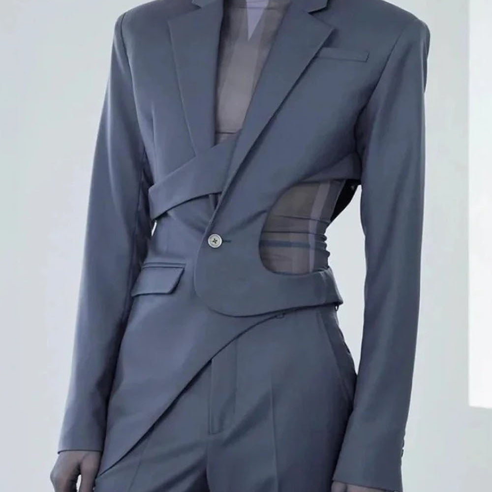 Hadley Hollow Out Blazer - Fashion Pov