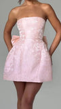 Harper Sleeveless Bow Embellished Mini Dress - Fashion Pov