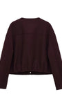 Isabella Button Front Cropped Jacket - Fashion Pov