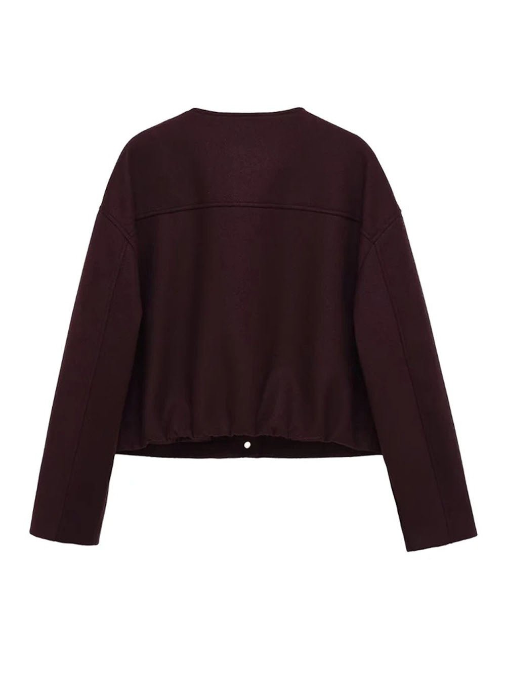 Isabella Button Front Cropped Jacket - Fashion Pov