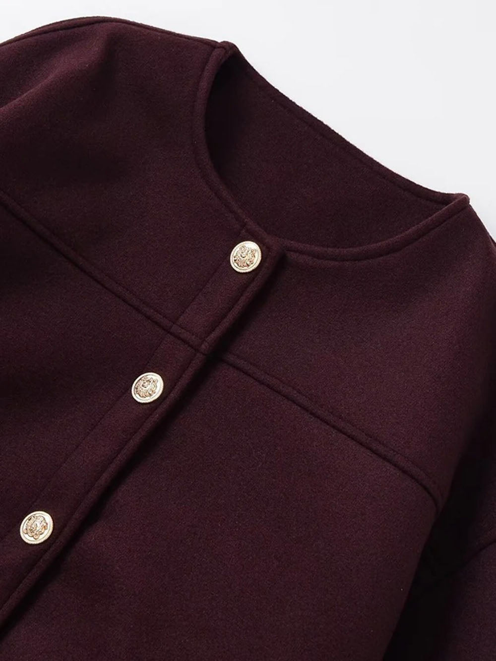 Isabella Button Front Cropped Jacket - Fashion Pov