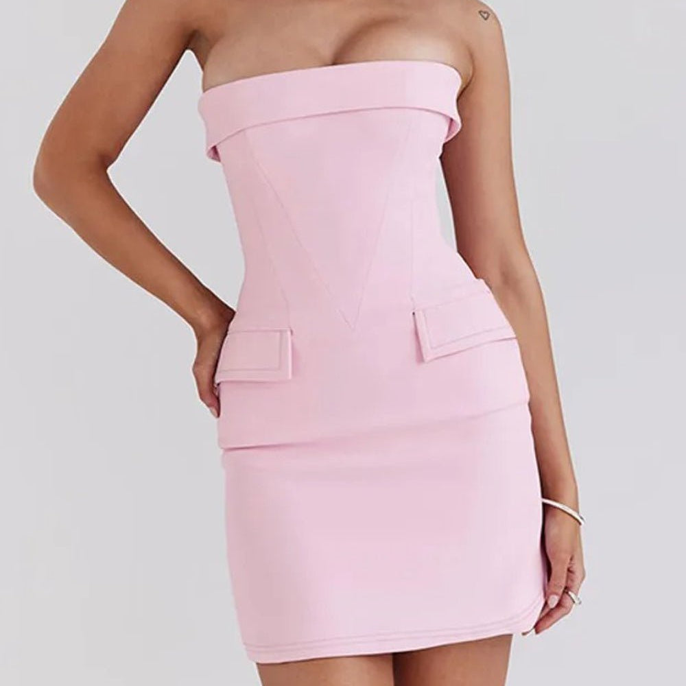 Isabelle Off Shoulder Backless Mini Dress - Fashion Pov