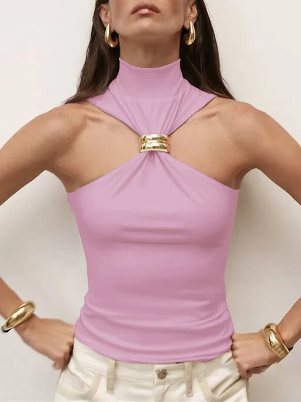 Isla Sleeveless Knit Tank Top - Fashion Pov