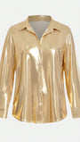 Jeevan Metallic Chic Shirt - Fashion Pov
