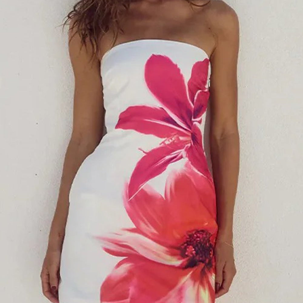 Julia Off Shoulder Backless Mini Dress - Fashion Pov