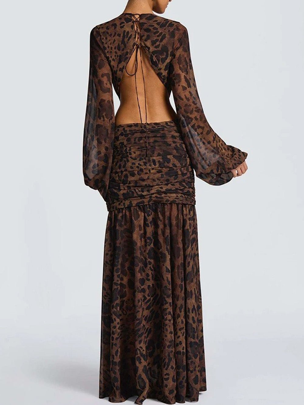 Juliana Deep - V Cutout Maxi Dress - Fashion Pov