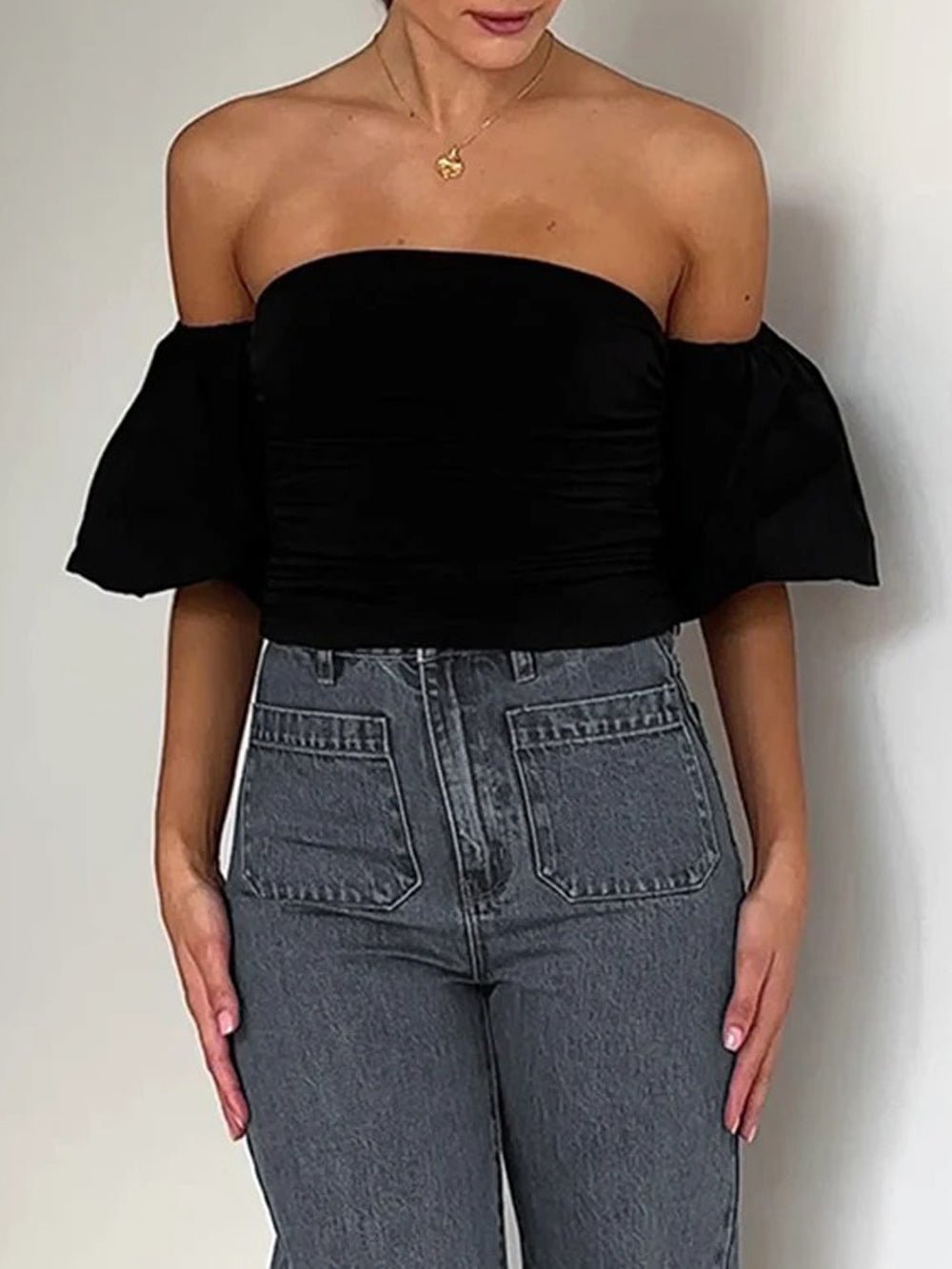 Kaia Slim Short Top - Fashion Pov