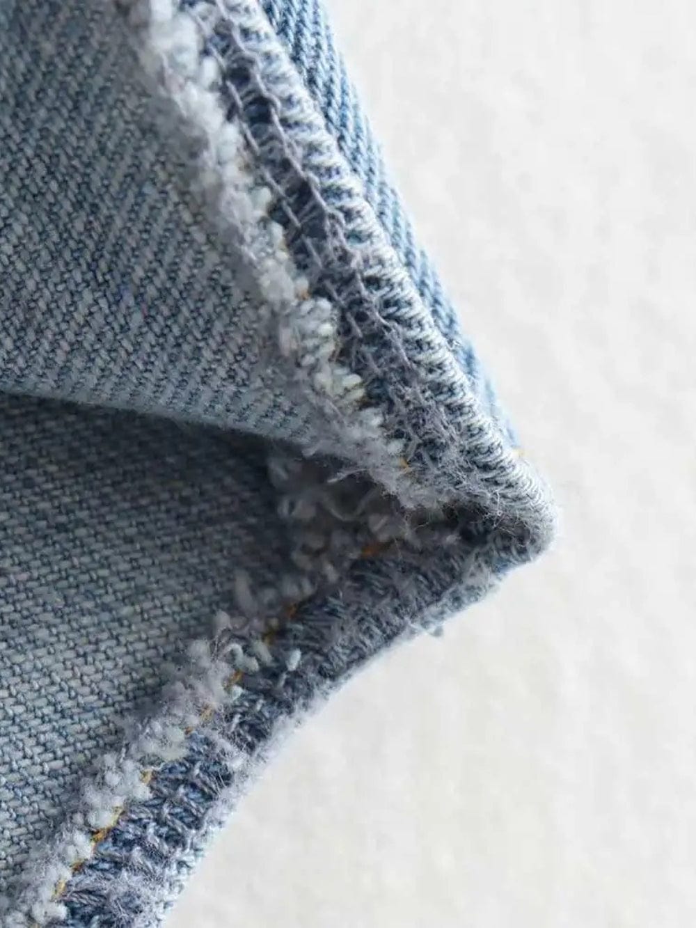 Kiara Cropped Denim Mini Shirt - Fashion Pov