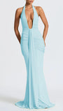 Liana Deep - V Halter Maxi Dress - Fashion Pov