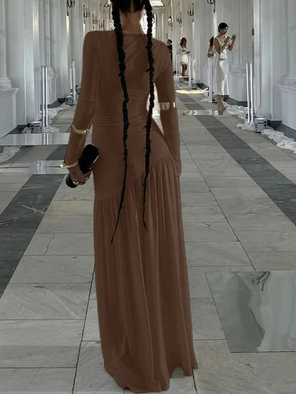 Lilith Long Sleeve Maxi Dress - Fashion Pov