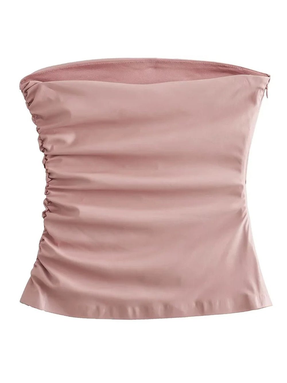 Lillian Leather Short Top - Fashion Pov