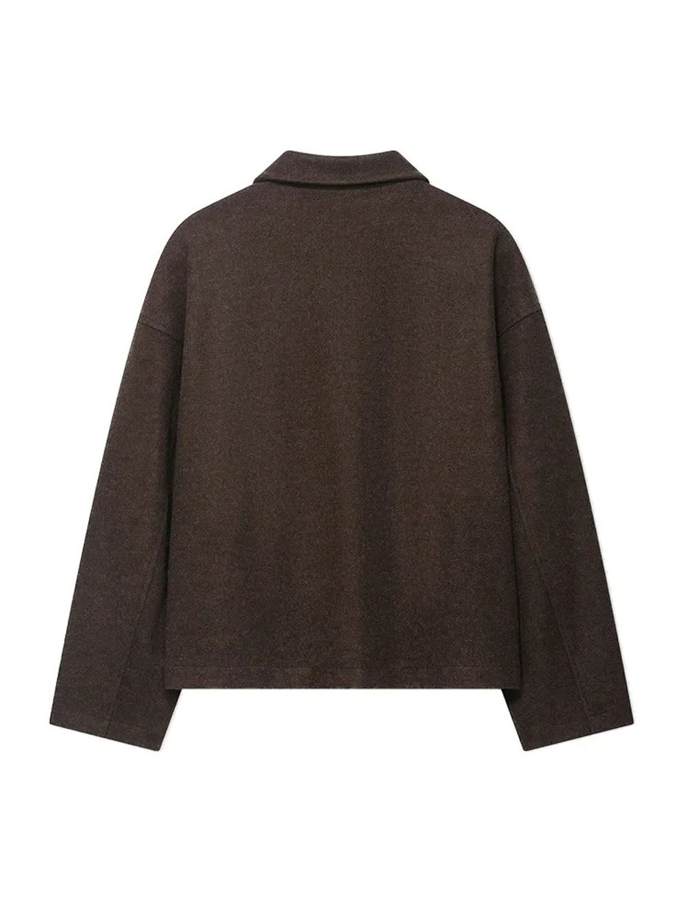 Lucia Zip Front Wool - Feel Jacket - Fashion Pov