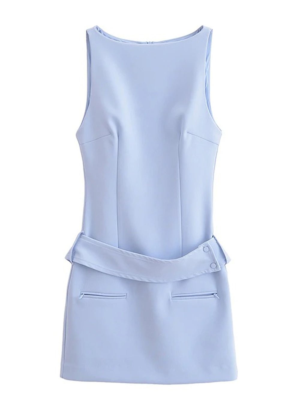 Luna Sleeveless Mini Dress - Fashion Pov