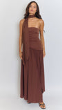 Lyra Backless Split Skirt Maxi Dress - Fashion Pov