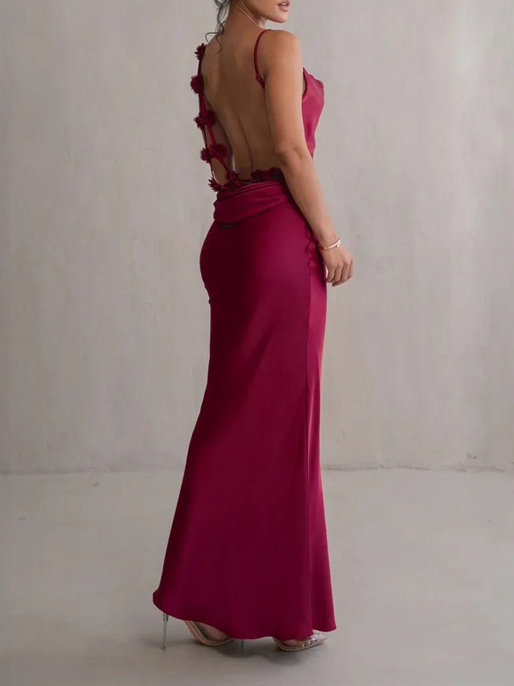 Madeleine Backless Bodycon Maxi Dress - Fashion Pov