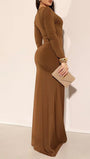 Malia Long Sleeve Maxi Dress - Fashion Pov