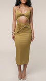 Marina Cutout Halter Maxi Dress - Fashion Pov