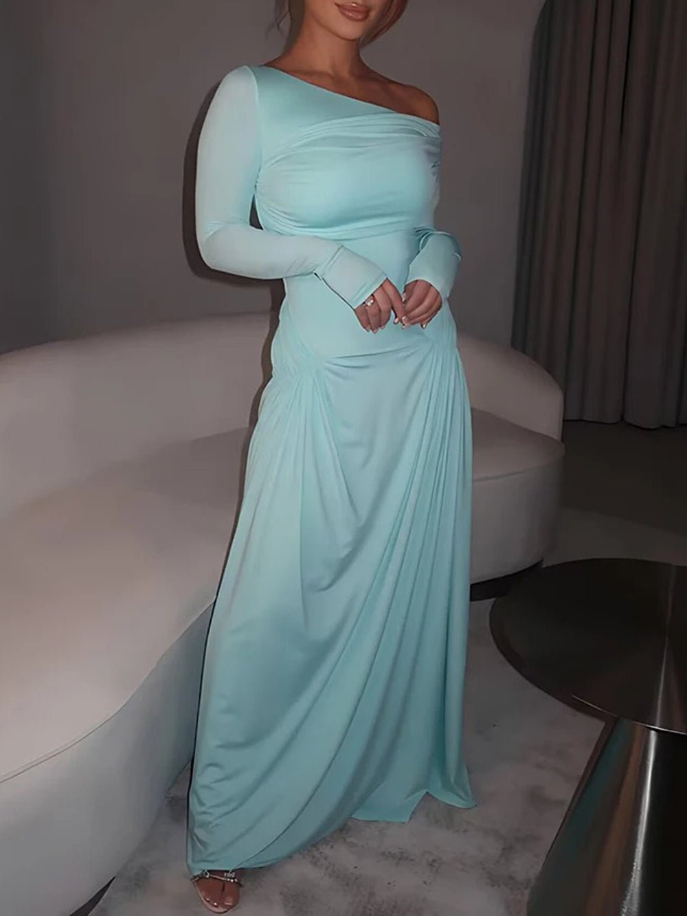 Mckenna Long Sleeve Maxi Dress - Fashion Pov