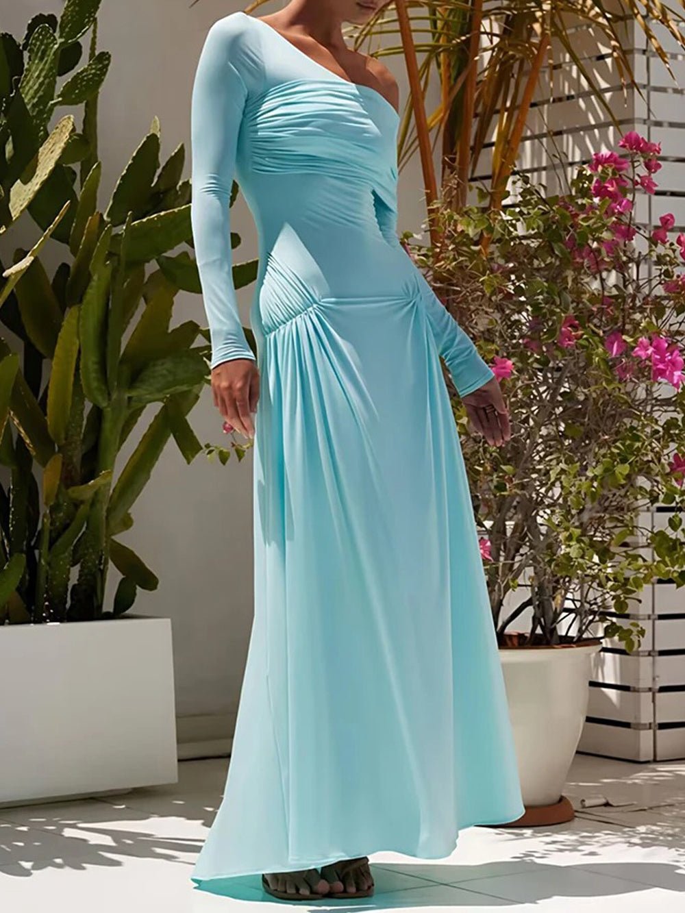 Mckenna Long Sleeve Maxi Dress - Fashion Pov