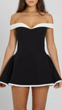Mia Off Shoulders Mini Dress - Fashion Pov
