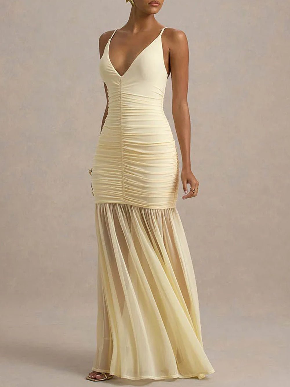 Nyla Backless Maxi Dress - Fashion Pov