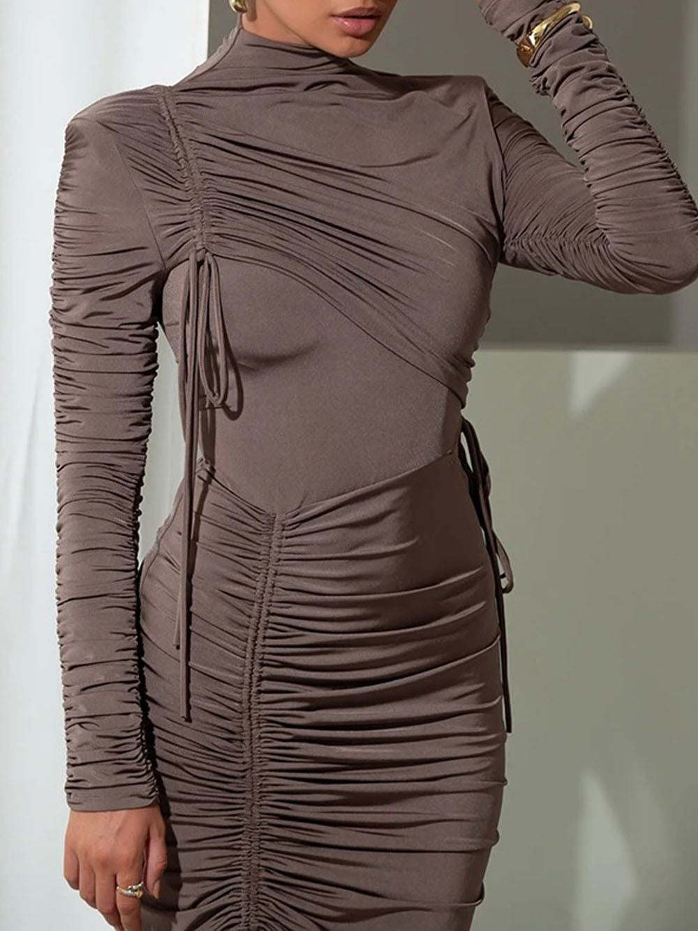 Oakley Long Sleeve Maxi Dress - Fashion Pov