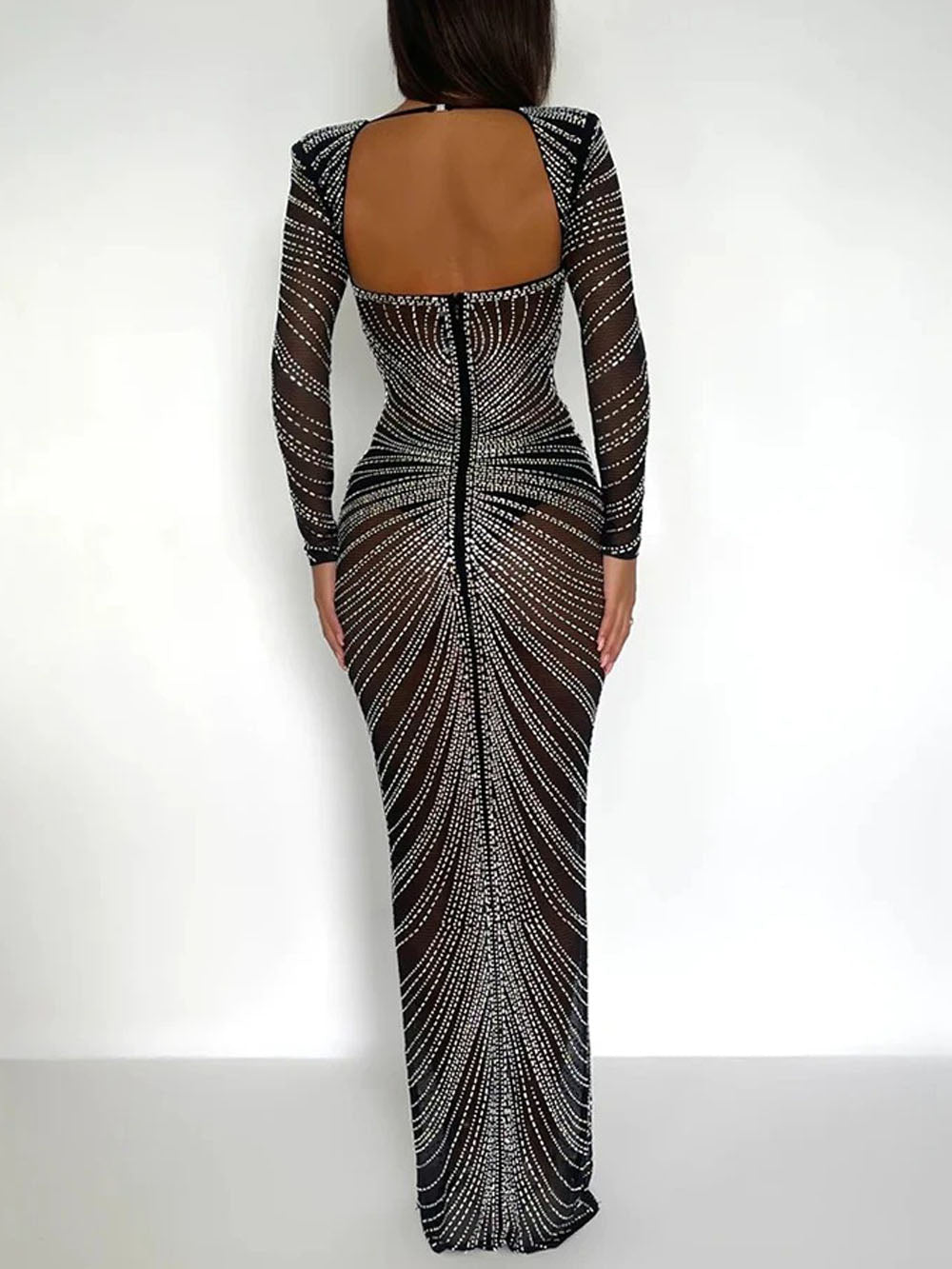 Olive Bodycon Maxi Dress - Fashion Pov