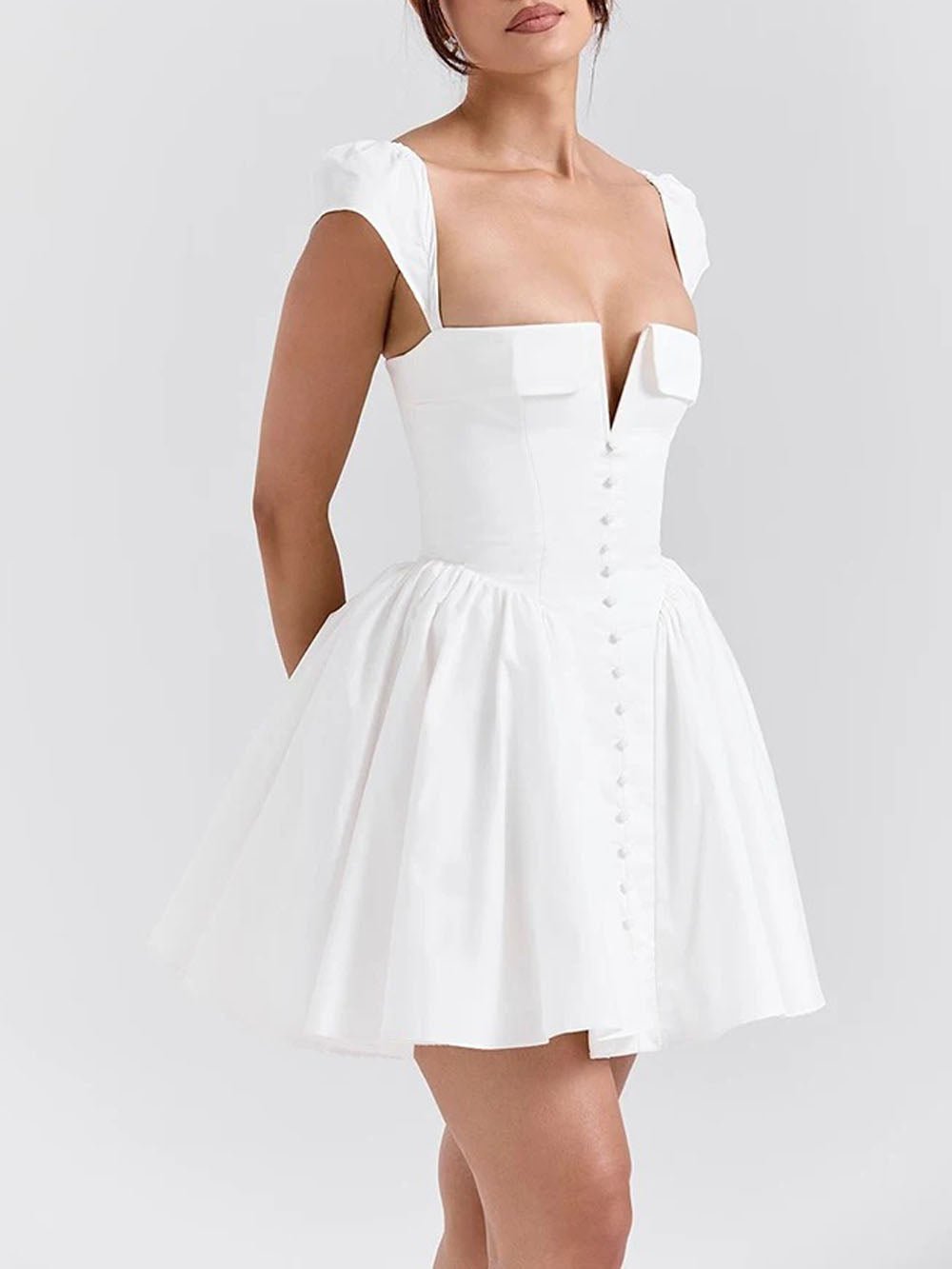 Ophelia Short Sleeve Mini Dress - Fashion Pov