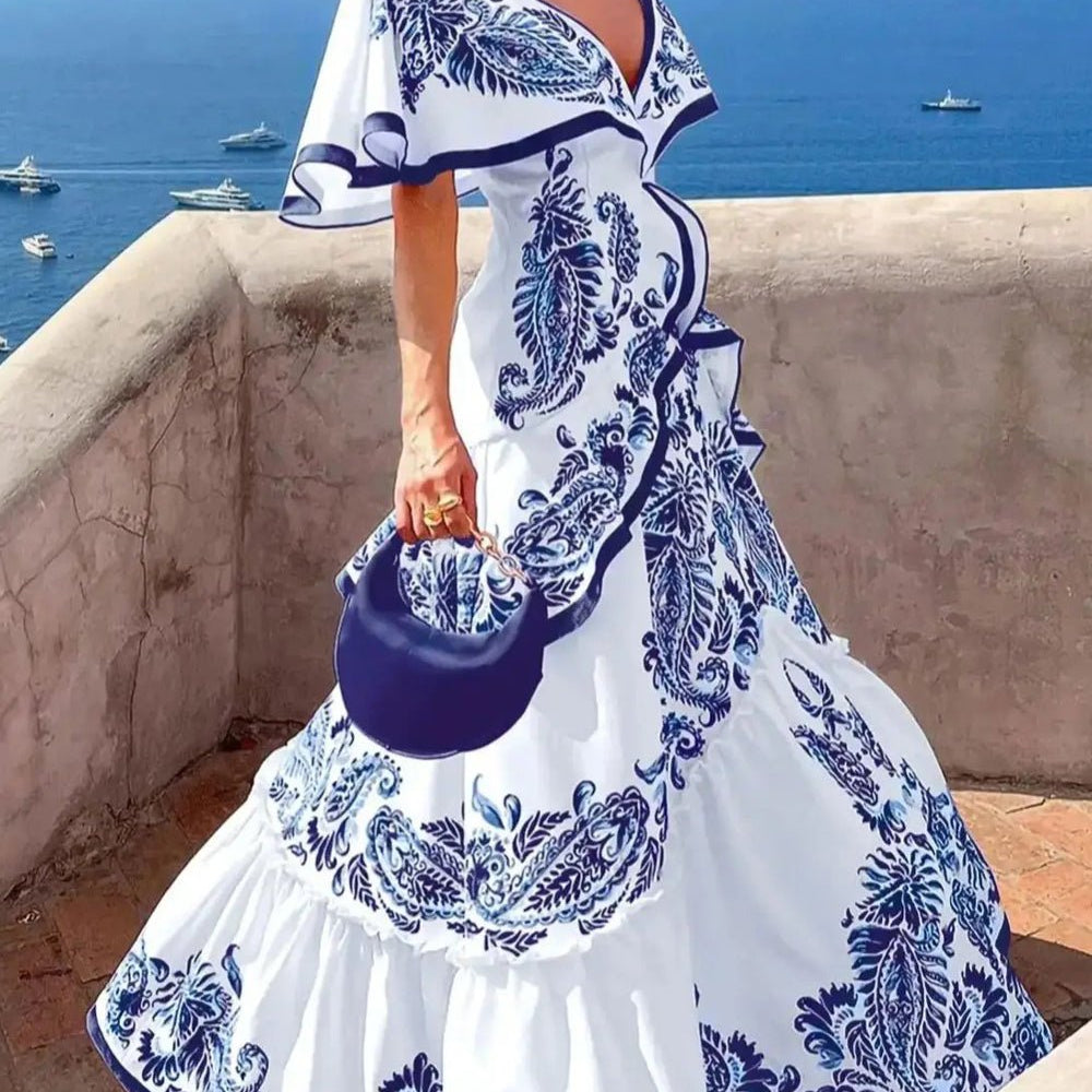 Poppy Sleeves Midi Dress - Fashion Pov