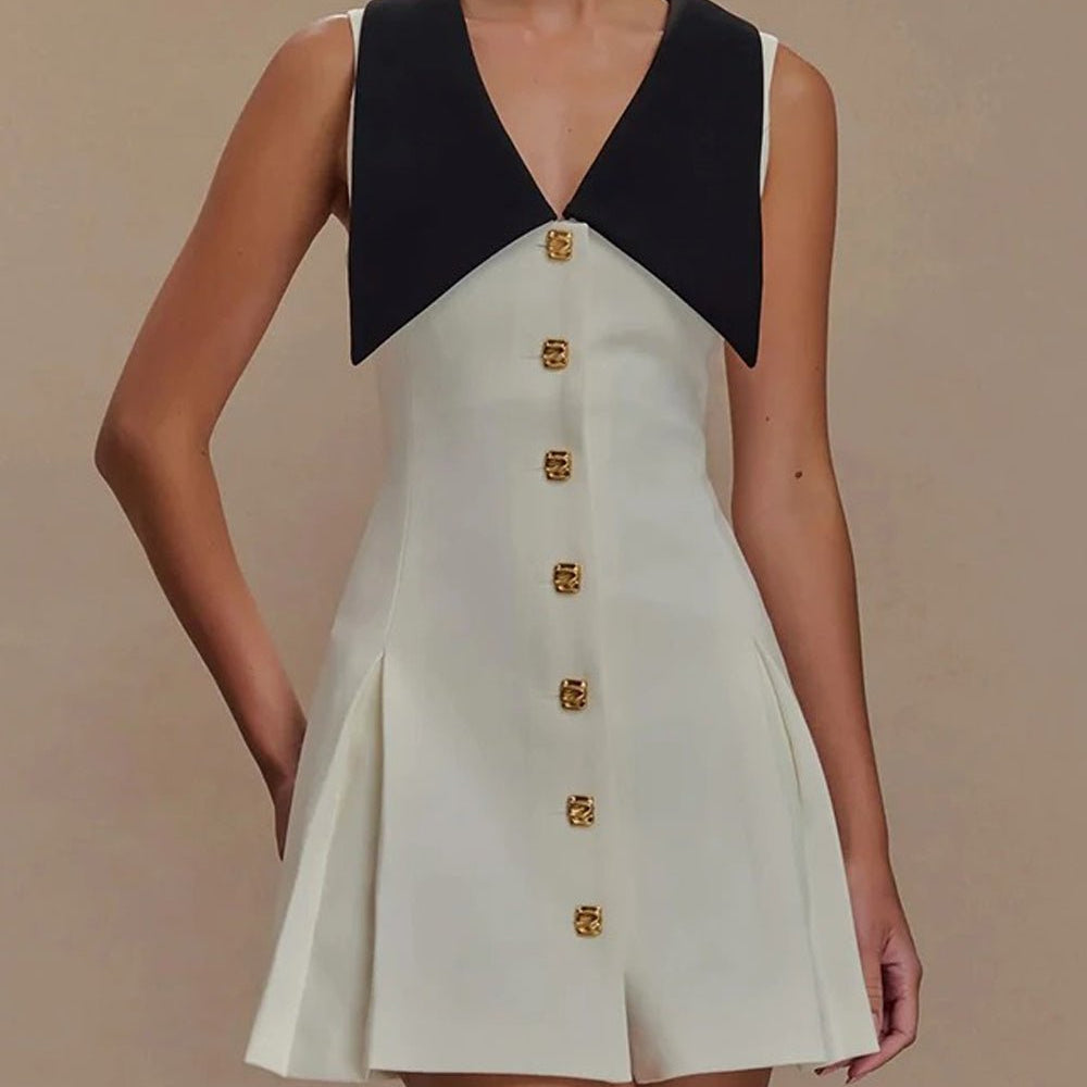 Rachel Sleeveless Mini Dress - Fashion Pov