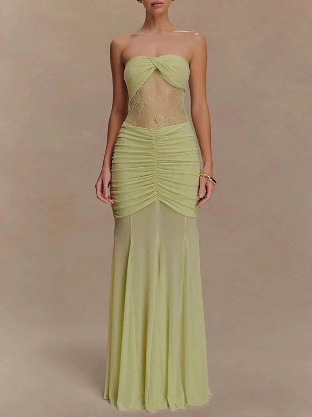 Rebecca Backless Off Shoulder Maxi Dress - Fashion Pov