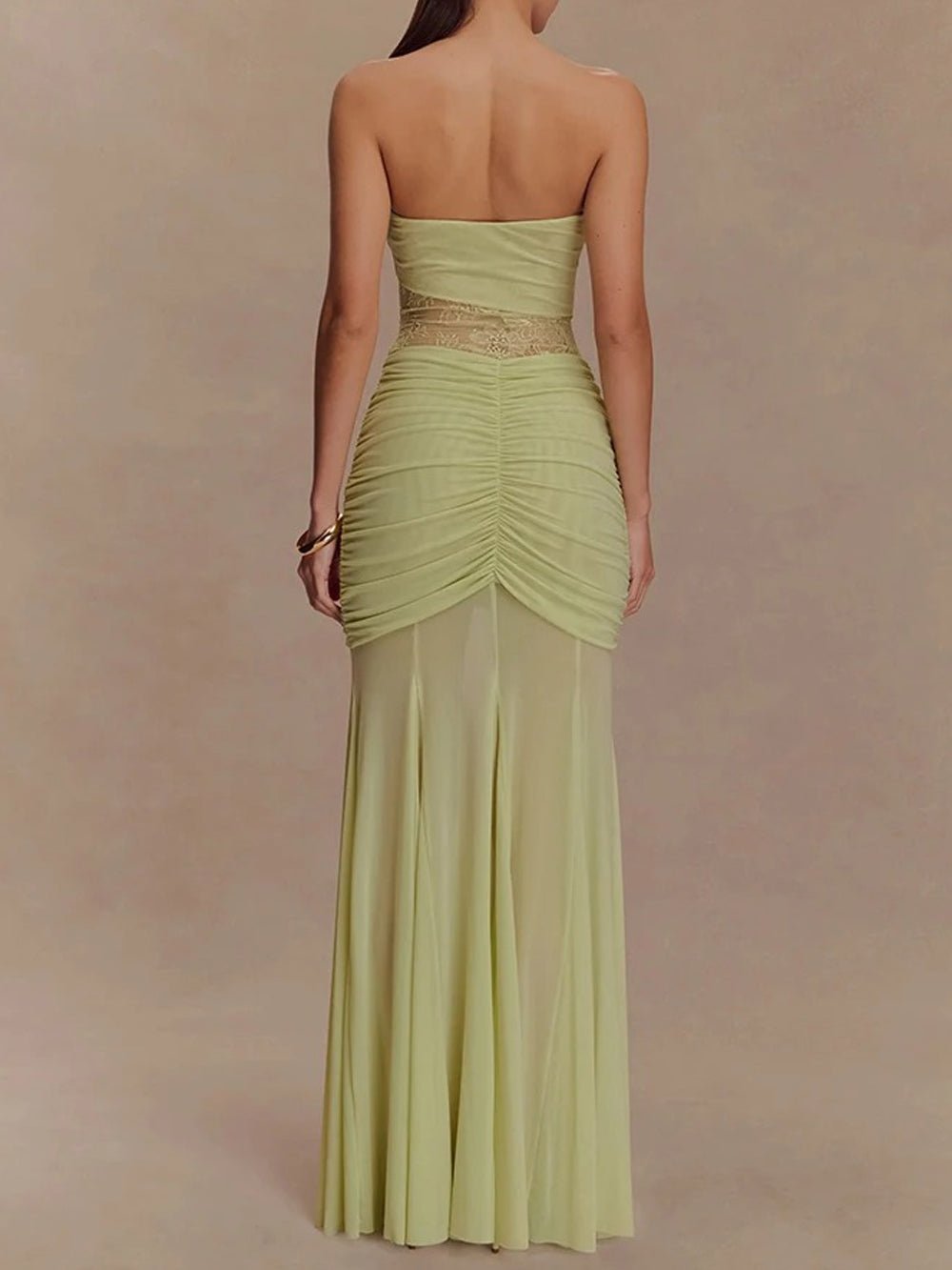 Rebecca Backless Off Shoulder Maxi Dress - Fashion Pov