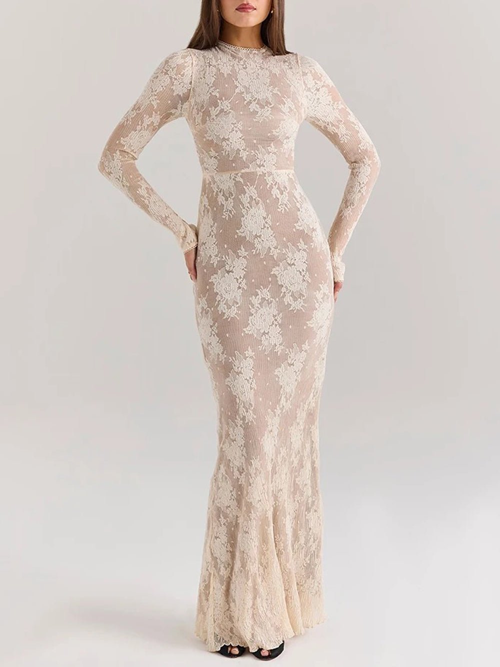 Scarlett Long Sleeve Maxi Dress - Fashion Pov