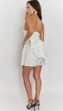 Seraphina Bow Backless Mini Dress - Fashion Pov