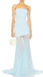 Seraphine Strapless Mesh Maxi Dress - Fashion Pov