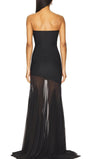Seraphine Strapless Mesh Maxi Dress - Fashion Pov