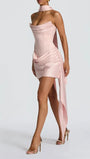 Sienna Draped Strapless Mini Dress - Fashion Pov