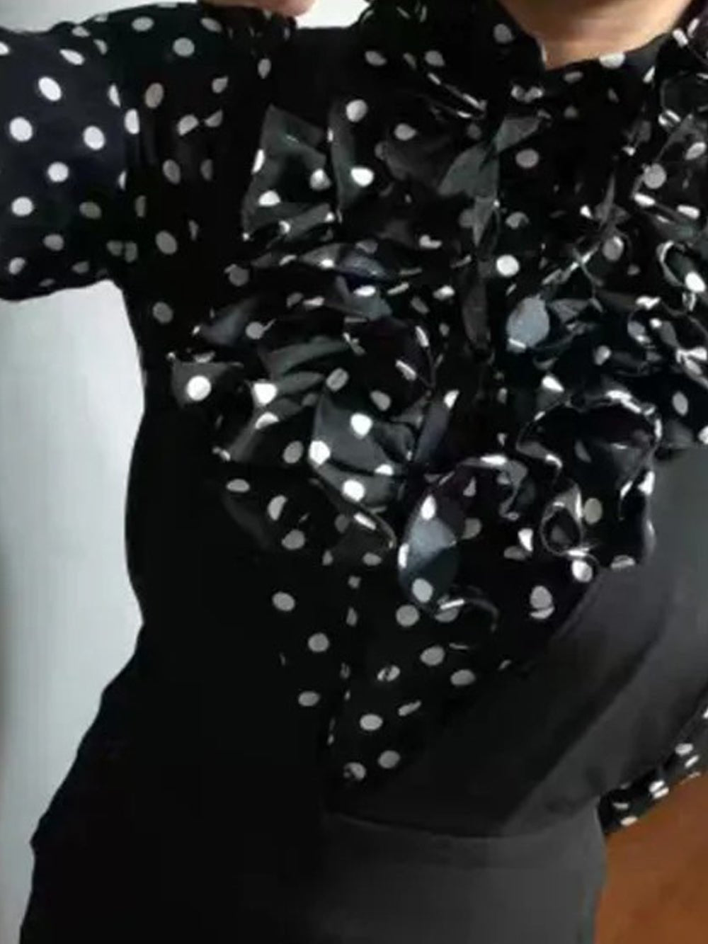 Sienna Ruffles Bodysuit Shirt - Fashion Pov