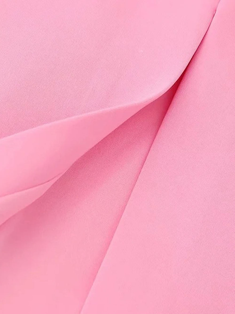 Sofia Back Slit Solid Midi Dress - Fashion Pov