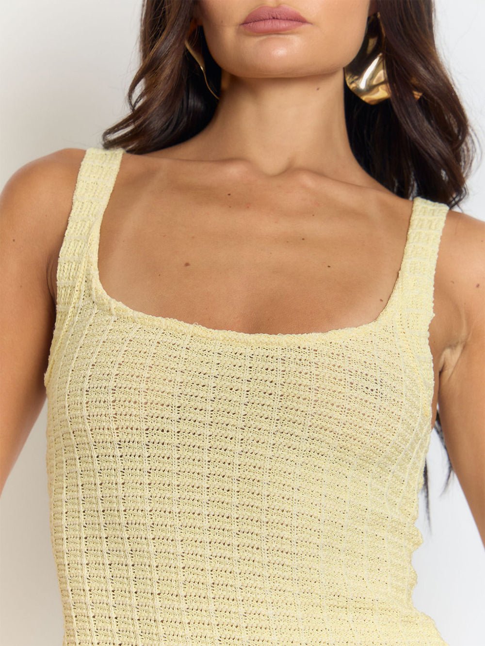 Sofia Knitted Backless Mini Dress - Fashion Pov