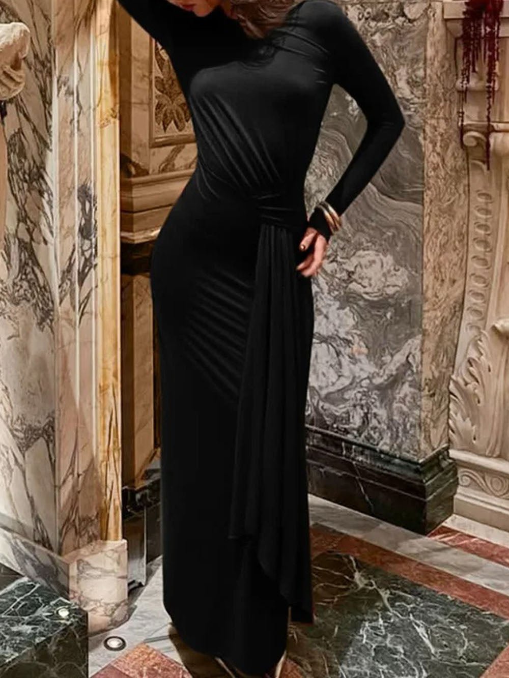 Tatum Long Sleeve Maxi Dress - Fashion Pov