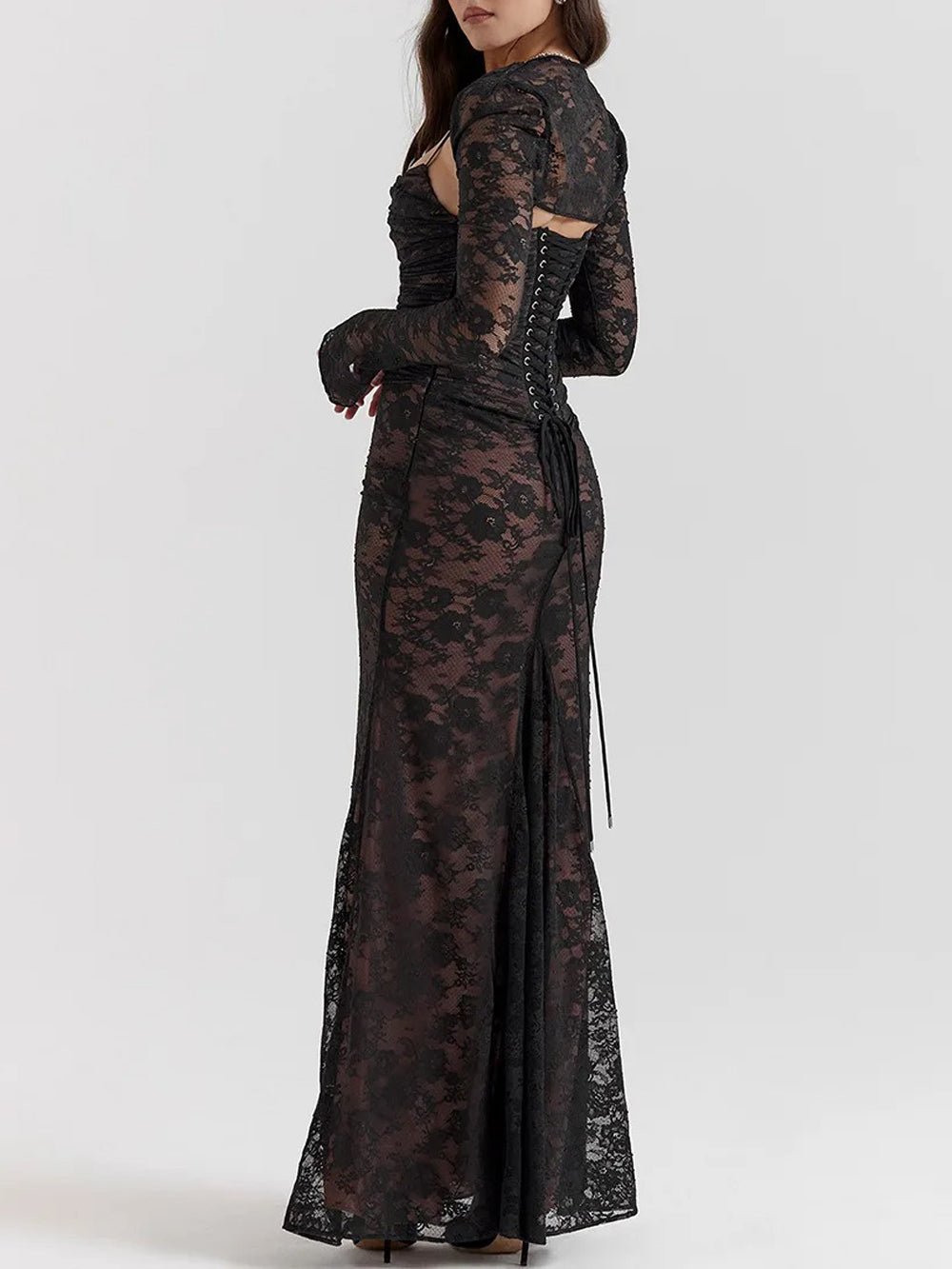 Thea Long Sleeve Maxi Dress - Fashion Pov