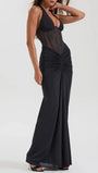 Valencia Halter Ruched Maxi Dress - Fashion Pov