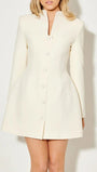 Vivienne Tailored Collar Mini Dress - Fashion Pov