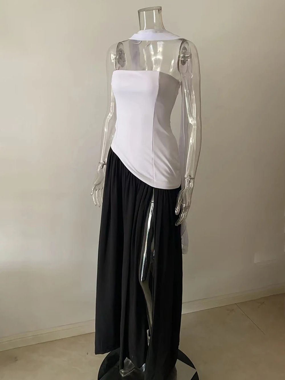 Wren Slim Ribbon Maxi Dress - Fashion Pov